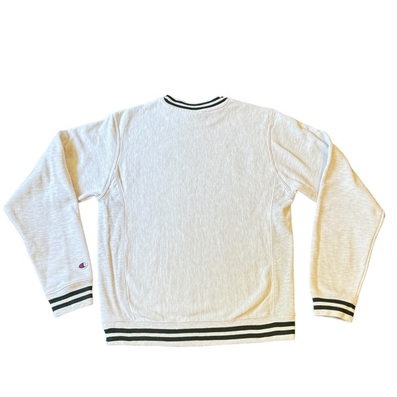 Loyola University Chicago Champion Reverse Weave Sweatshirt Green Ringer Size S - Picture 3 of 10